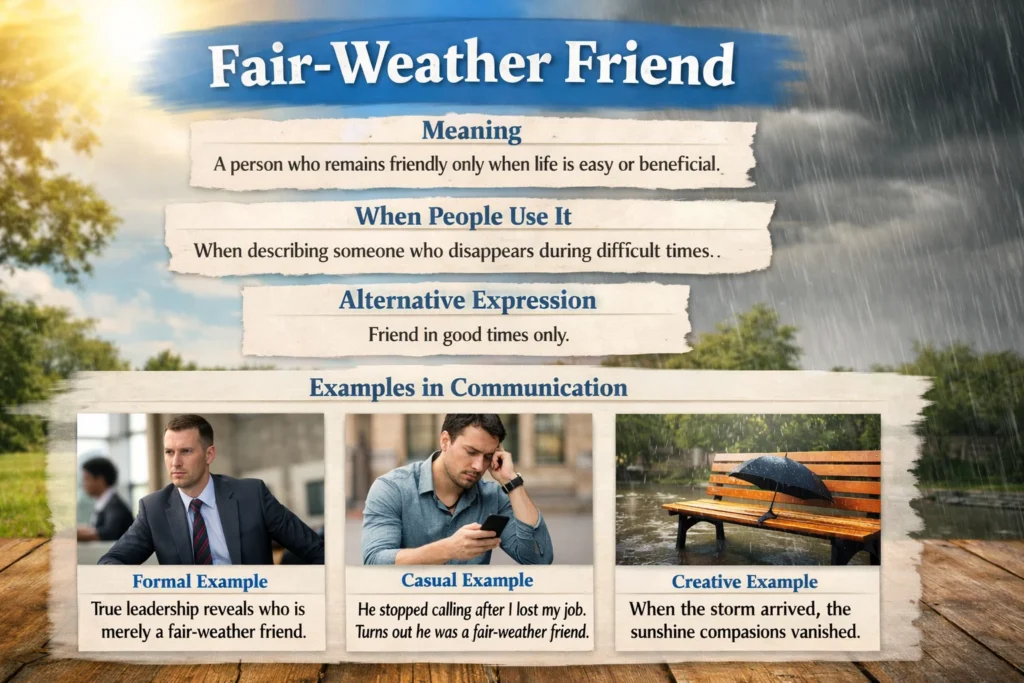 Fair-Weather Friend