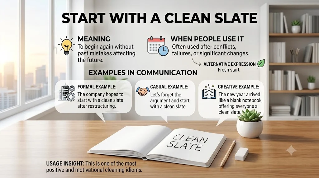 Start with a Clean Slate