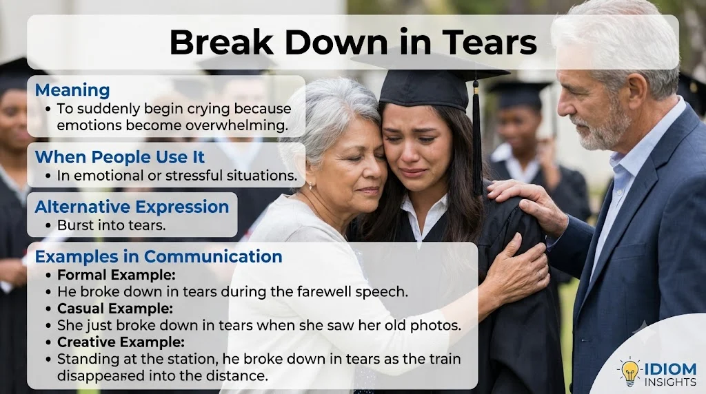 Break Down in Tears