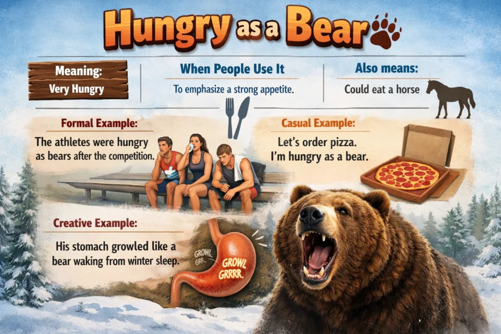 Hungry as a Bear