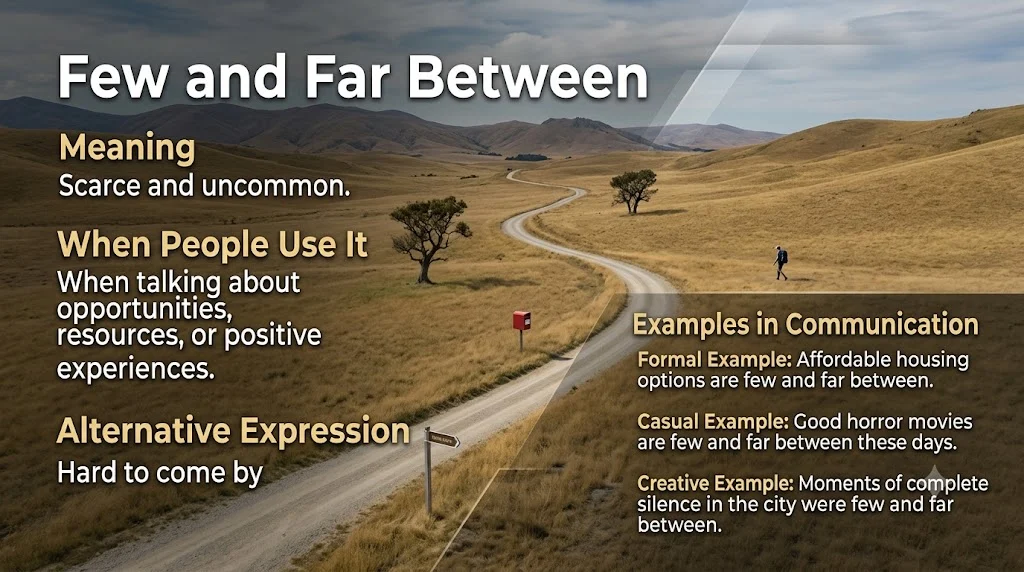 Few and Far Between
