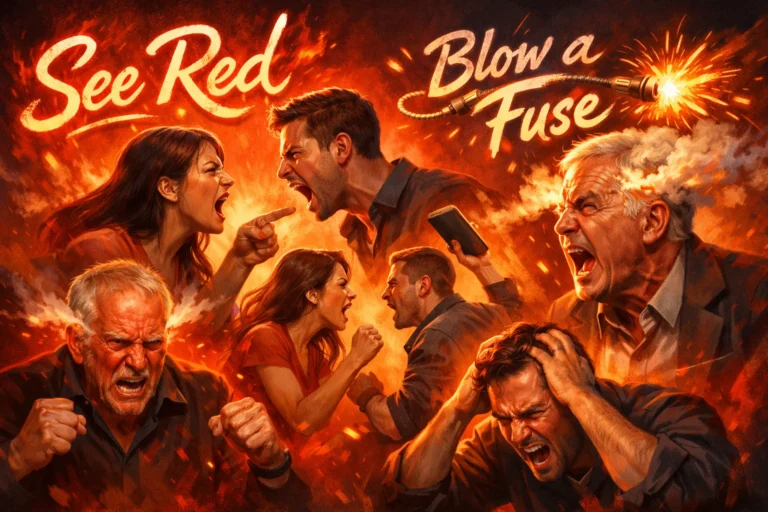 Idioms for Anger