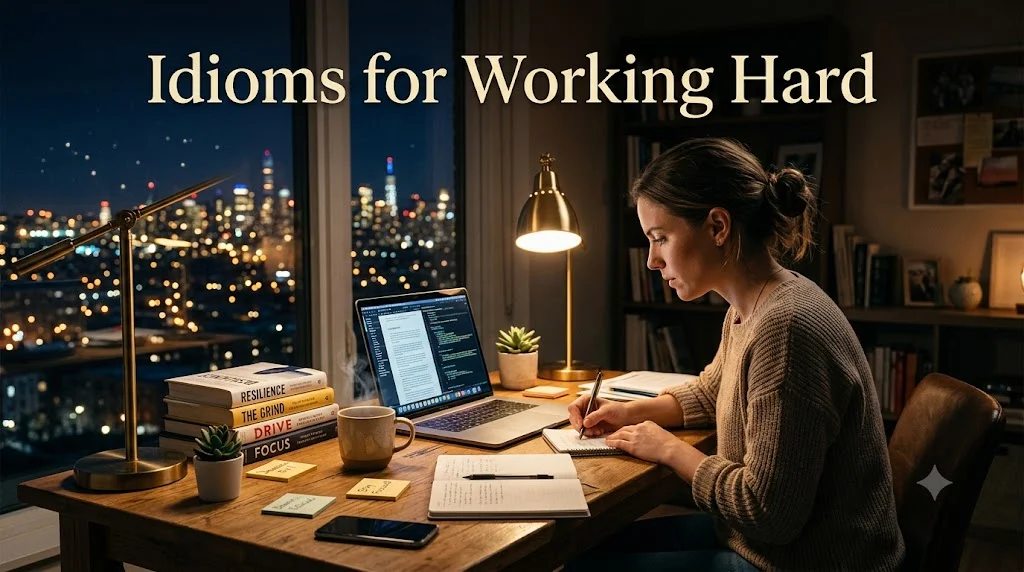 Idioms for Working Hard