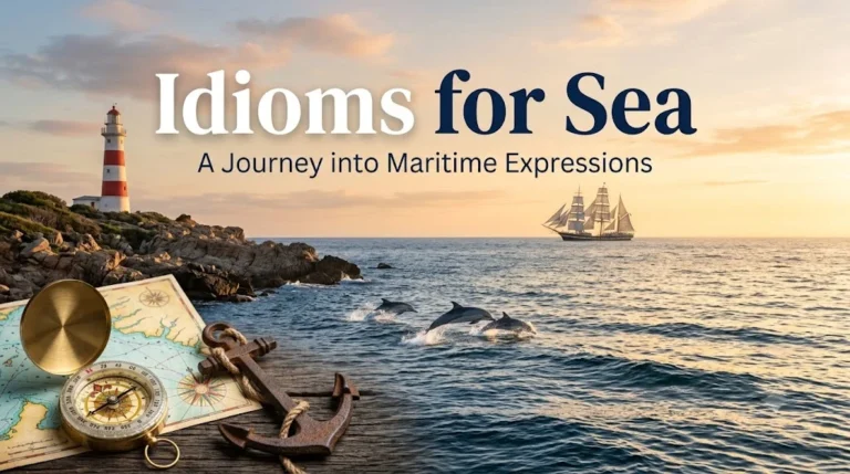 Idioms for Sea