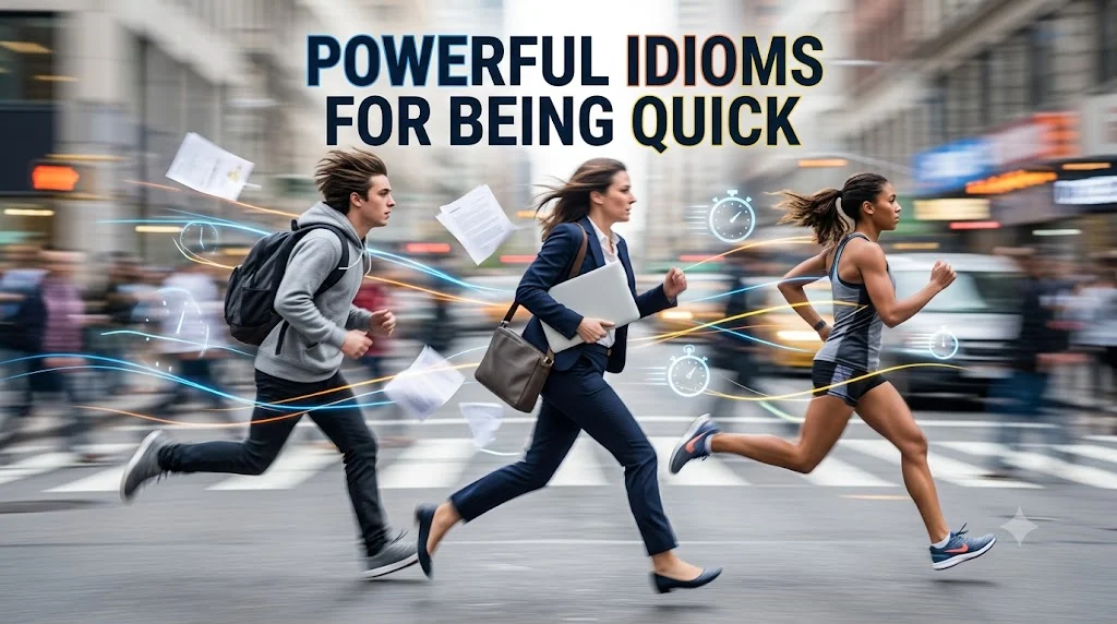 Powerful Idioms for Being Quick