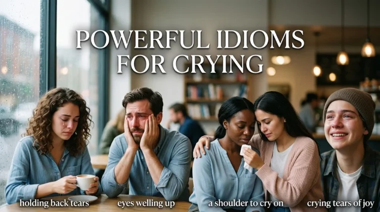 Powerful Idioms for Crying