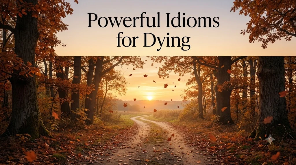 Powerful Idioms for Dying