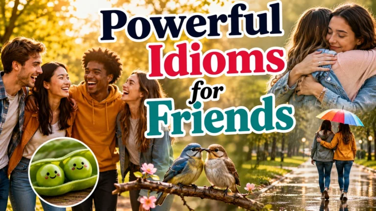 Powerful Idioms for Friends
