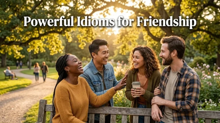 Powerful Idioms for Friendship