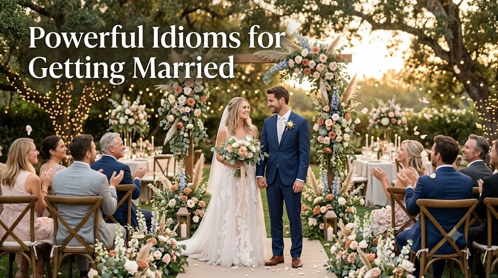 Powerful Idioms for Getting Married