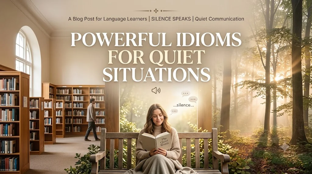 Powerful Idioms for Quiet Situations