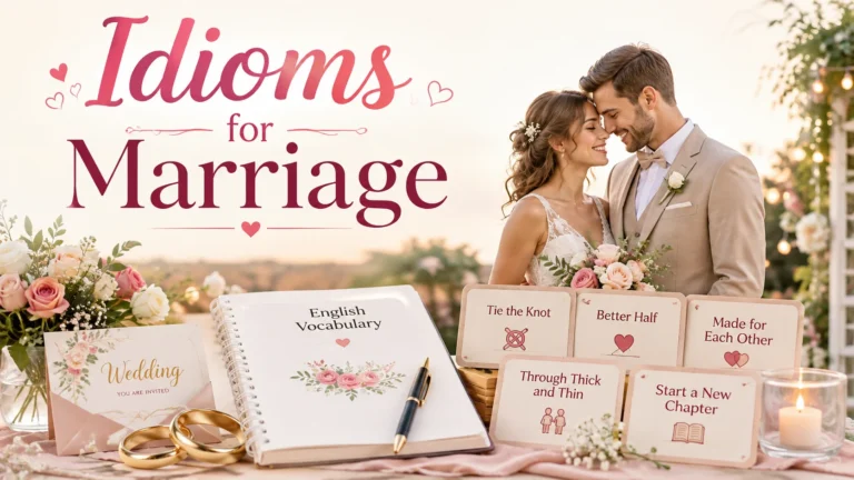 Idioms for Marriage