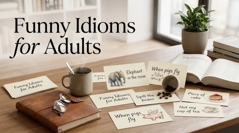 Funny Idioms for Adults