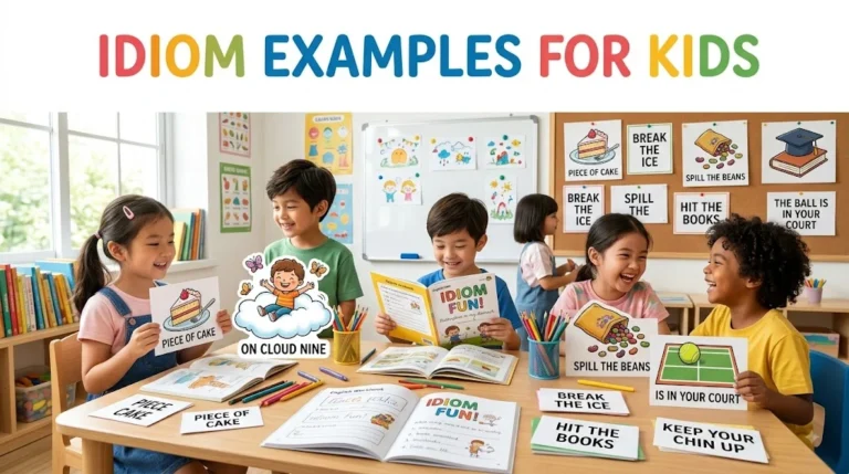 Idiom Examples for Kids