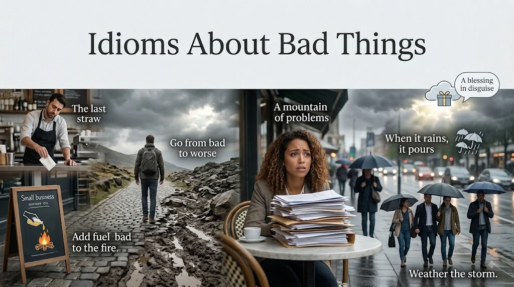 Idioms About Bad Things
