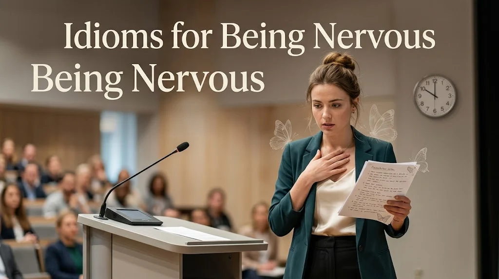 Idioms for Being Nervous