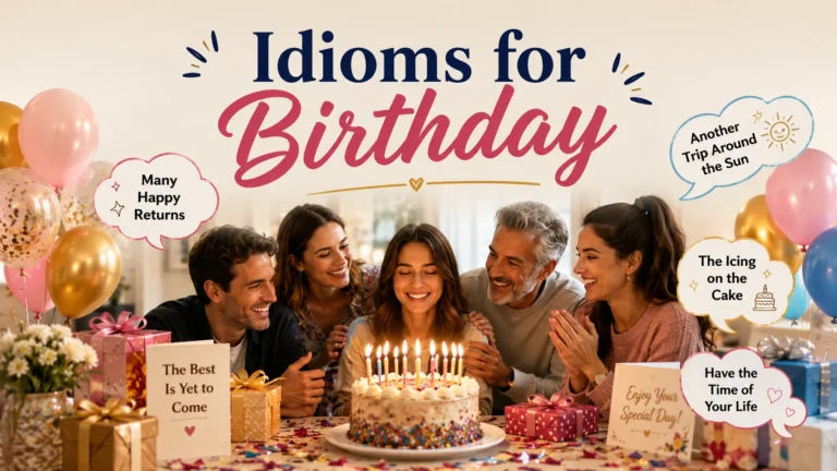 Idioms for Birthday