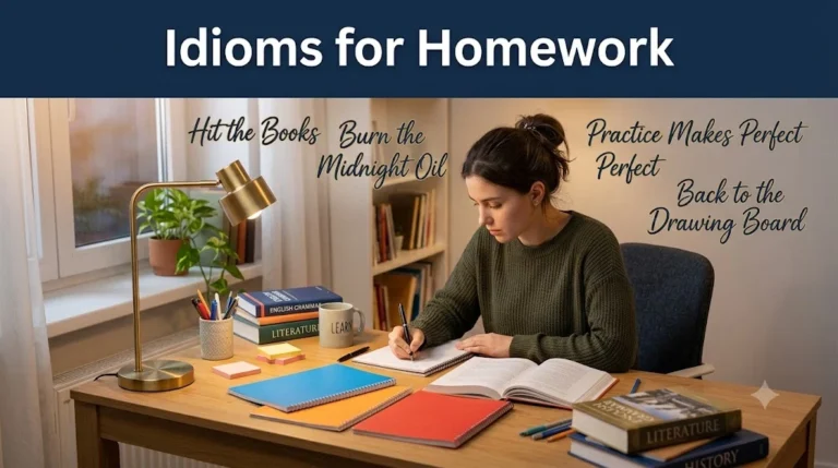 Idioms for Homework