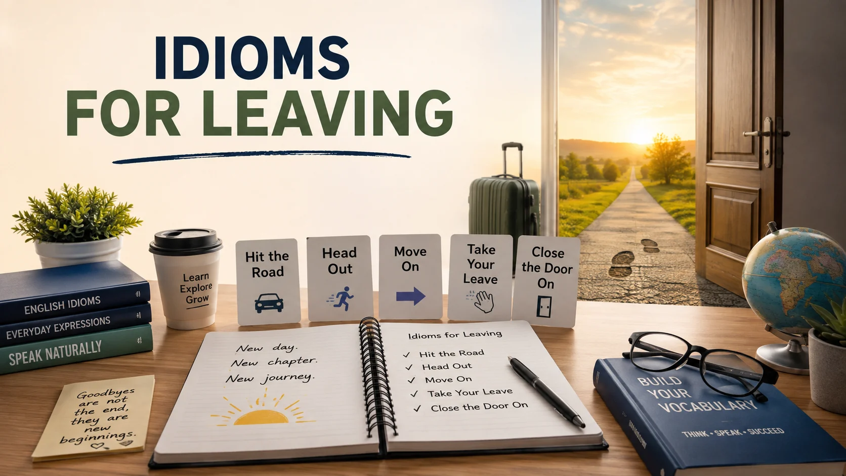 Idioms for Leaving