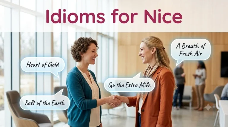 Idioms for Nice