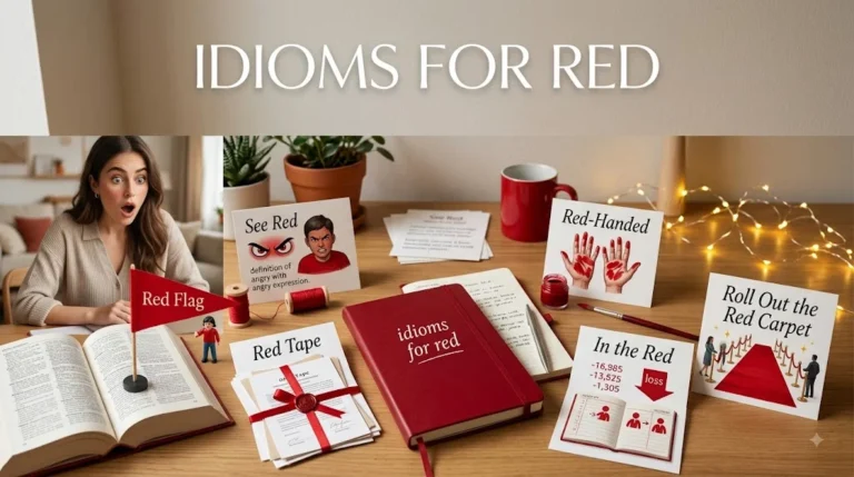Idioms for Red